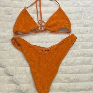 Oh Polly Vibrant Orange Bikini Set